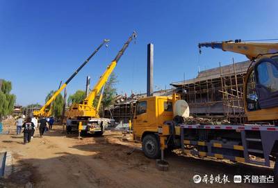 东平县大宋不夜城改造提升中,主街区将于十一黄金周开放